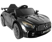 Samochody i pojazdy dla dzieci - Auto na akumulator Mercedes GTR-S pilot 2 silniki skóra radio EVA - miniaturka - grafika 1