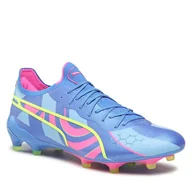 Piłka nożna - Buty Puma King Ultimate Energy Fg/Ag 107553 01 Ultra Blue/Luminous Pink/Luminous Blue - miniaturka - grafika 1