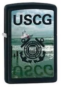 Trafika - Zippo, Zapalniczka, US Coast Guard, Black Matte - miniaturka - grafika 1