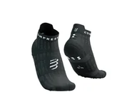Skarpetki sportowe męskie - COMPRESSPORT Skarpetki do biegania krótkie ProRacing Socks V4 BLACK EDITION 2023 czarne - miniaturka - grafika 1