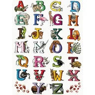 Decoupage - Papier Do Decoupage Alfabet Ze Zwierzętami 30 X 40 Cm Fda525, Decopatch - miniaturka - grafika 1