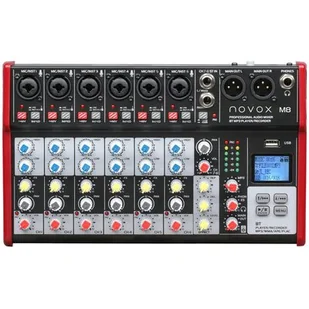 Novox M8 MKII mikser BT/MP3/USB - Akcesoria do nagłośnienia - miniaturka - grafika 1