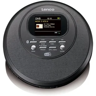 Discman LENCO CD-500BK Czarny - Odtwarzacze MP3 - miniaturka - grafika 1