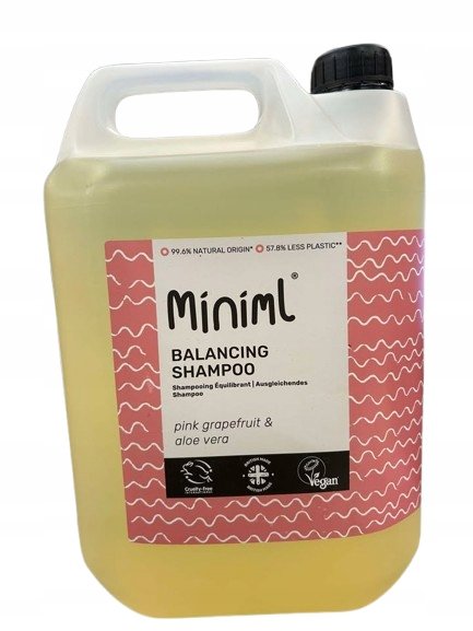 Miniml Szampon Równoważący Różowy Grejpfrut Aloes 5L 8A68