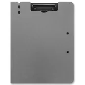 Teczki i skoroszyty - Penmate Deska z dwoma klipami i okładką szara - miniaturka - grafika 1