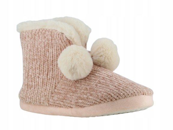 Kapcie Papcie Pantofle Damskie domowe futrzane ciepłe wysokie r. 36 B888900