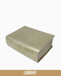 Świeca sojowa w kształcie Księgi - Złota Księga Światła - 170 ml - Idealna na prezent na dzień nauczyciela - Zapach Biblioteki - Świece - miniaturka - grafika 1