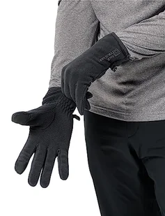 Jack Wolfskin Unisex REAL Stuff Glove rękawiczki, czarne, XS, czarny, XS - Rękawiczki - miniaturka - grafika 1