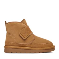 Buty dla dziewczynek - Kozaki Badura EO-HY669016S-2 (III)DZ Beżowy - miniaturka - grafika 1