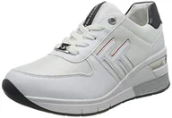 Sneakersy damskie - TOM TAILOR Damskie sneakersy 5393806, biały, 38 EU - miniaturka - grafika 1