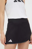 Spódnice - adidas Performance spódnica sportowa Club kolor czarny mini prosta - miniaturka - grafika 1