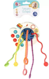 Sensoryczna ośmiornica 4w1 - Zabawki interaktywne dla dzieci - miniaturka - grafika 1