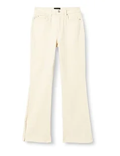 Vero Moda Vmselma HR S Flare Slit JNS Ecru jeansy damskie, Ecru, L / 30L - Spodnie damskie - miniaturka - grafika 1