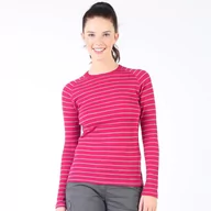 Bluzy narciarskie - Bluza termoaktywna damska z długim rękawem Skadi - 100% Wełna Merino - miniaturka - grafika 1