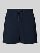 Kąpielówki męskie - Spodenki kąpielowe o kroju regular fit z wyhaftowanym logo - miniaturka - grafika 1