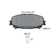 Klocki hamulcowe - Klocki hamulcowe - komplet TEXTAR 2280301 - miniaturka - grafika 1