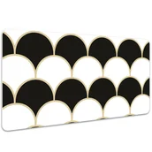 Podkładki na biurko - Podkładka na biurko z nadrukiem Rybia łuska 100x50 cm - miniaturka - grafika 1