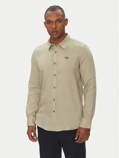 Aeronautica Militare Koszula 251CA1239CT3089 Beżowy Regular Fit - Koszule męskie - miniaturka - grafika 1