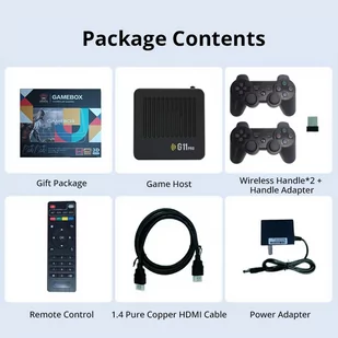 G11 Pro Game Box Amlogic S905X3 64-bit, 16GB eMMC, Android 9.0, 5G WiFi, 128GB TF Card - 20,000 Games - EU Plug - Konsole i gry retro - miniaturka - grafika 6