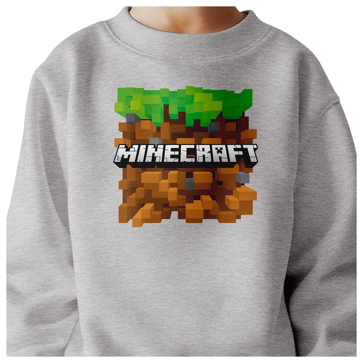 BLUZA DZIECIĘCA MINECRAFT 134-140 DLA DZIEWCZYNKI CHŁOPCA JAKOŚĆ