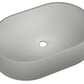 Umywalki - Umywalka konglomeratowa Bonn Szary 60 x 40 Axis - miniaturka - grafika 1