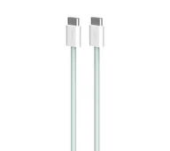 Kable USB - Puro USB-C do USB-C 60W 1,5m Zielony - miniaturka - grafika 1