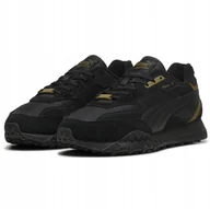 Sneakersy męskie - Buty męskie sneakersy Puma Blktop Rider 39272528 zamsz czarne 44.5 - miniaturka - grafika 1