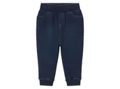 Spodenki dla niemowląt - Lupilu Spodnie dresowe niemowlęce o wyglądzie jeansu Niebieski 62/68 - miniaturka - grafika 1