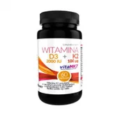 Witaminy i minerały - VitaDiet VitaDiet Witamina D3 2000IU + k2 100 mg 60 kap VD551 - miniaturka - grafika 1