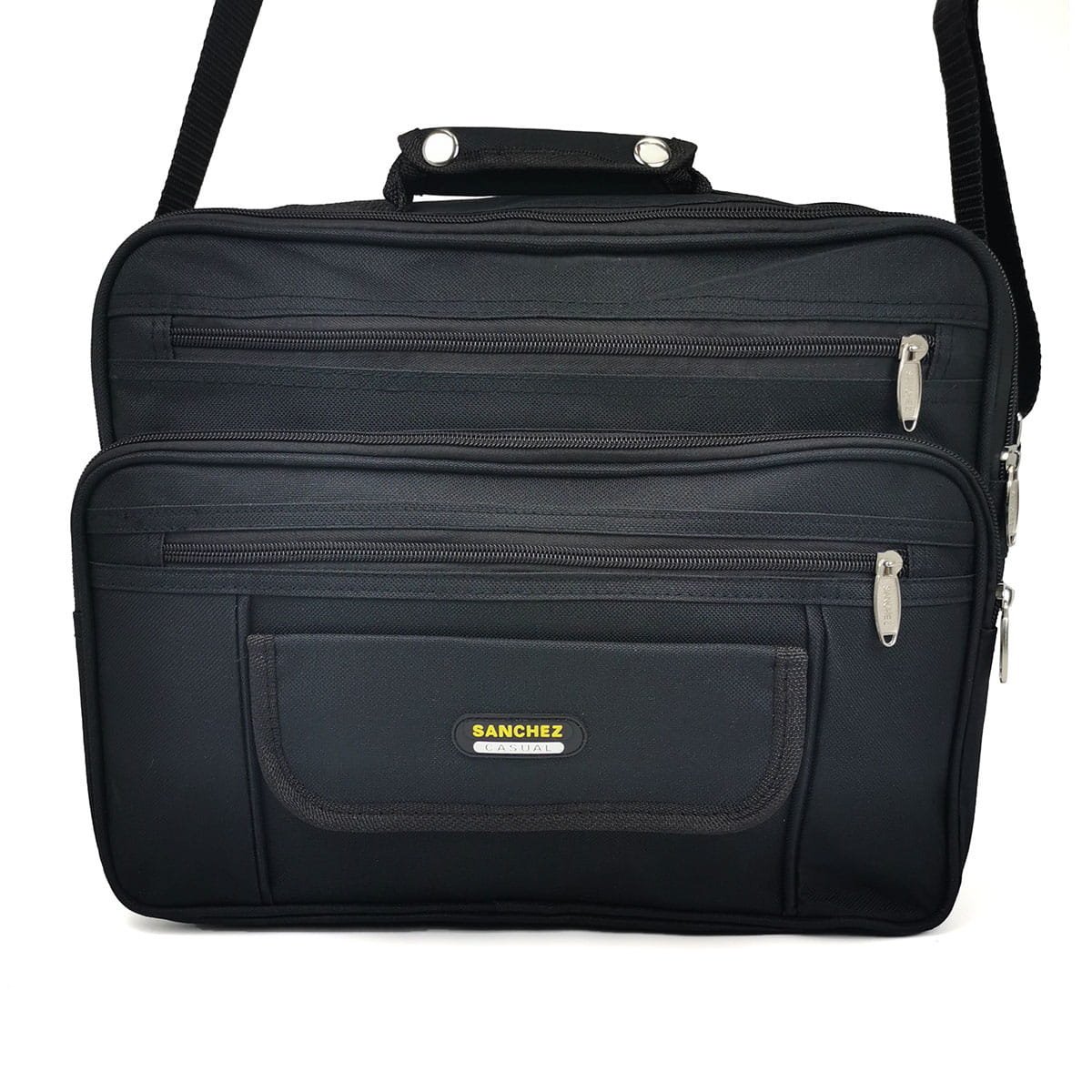 Poręczna torba męska na ramię marki Sanchez czarna