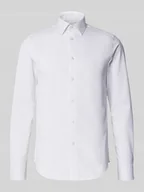 Koszule męskie - Koszula biznesowa o kroju slim fit z kołnierzykiem typu kent - miniaturka - grafika 1