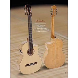Salvador Cortez CS-650CE Gitara elektro-klasyczna Flamenco - Gitary akustyczne - miniaturka - grafika 1