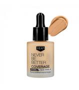 Podkłady do twarzy - HEAN Never Be Better Coverage Płynny Podkład Mocno Kryjący 102 Glory Beige 35ml HE-1901 - miniaturka - grafika 1