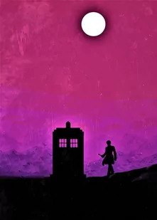 Plakat, Doctor Who Vintage Poster, 29,7x42 cm - Plakaty - miniaturka - grafika 1