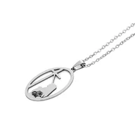 Naszyjniki - Naszyjnikkolekcja Acciaio biżuteria religijna dla Niej św. Rita Święta Rita św. Rita z Cascii Patronka spraw trudnych i beznadziejnych - miniaturka - grafika 1