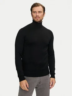 Richmond X Golf Cusma UMA24016LU Czarny Slim Fit - Swetry męskie - miniaturka - grafika 1