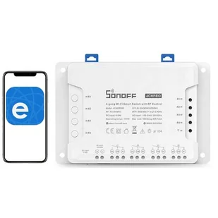 Sonoff Sonoff 4CH PRO R3 M0802010004 - Systemy inteligentnych domów - miniaturka - grafika 1