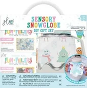 Zabawki sensoryczne - Śnieżny Zestaw sensoryczny Diy świecący słoik - zabawka - miniaturka - grafika 1