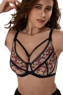 Biustonosze - Biustonosz Miękki Lilitte, Serna , Czarny Beż 85D - miniaturka - grafika 1