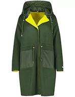 Płaszcze damskie - Samoon Damski płaszcz 150026-21512 wełna, zielony (Pine Green), 48 (DE) - miniaturka - grafika 1