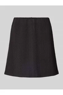 Spódnica mini rozkloszowana z fakturowanym wzorem z wiskozą model JANNI - Vero Moda - Spódnice - miniaturka - grafika 1