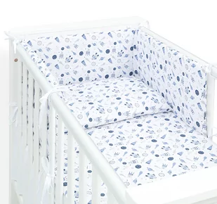 MAMO-TATO Ochraniacz rozbieralny dla niemowląt do łóżeczka 60x120 - Kosmos - Ochraniacze do łóżeczka - miniaturka - grafika 1