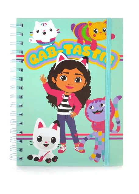 Notes A5 kołozeszyt Koci Domek Gabi Gab-Tastic dla dziewczynki 120 kartek w linie