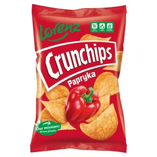 CRUNCHIPS Zestaw Gracza 1x Papryka 140g + 1x Nic Nacs 125g + 1x Lajkonik Krakersy Super 180g - Chipsy - miniaturka - grafika 1