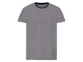 Koszulki męskie - LIVERGY LIVERGY T-shirt męski, 1 sztuka (XL (56/58), Paski/ granatowy/szary) 4055334488228 - grafika 1