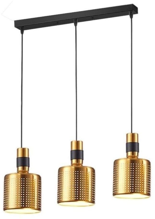 Lampa sufitowa loftowa metalowa wisząca AT37-3SZ-Gold
