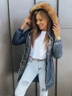 Kurtki damskie - Kurtka damska SANAH granatowa Dstreet TY2888-XL - miniaturka - grafika 1