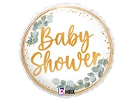 Baby shower i roczek - Balon foliowy na Baby shower - 35x35 cm - 1 szt. - miniaturka - grafika 1