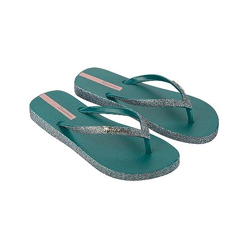 Ipanema Maxi Glow FEM japonki damskie, zielone/błyszczące zielone, 37 EU, Zielony brokat zielony, 37 eu