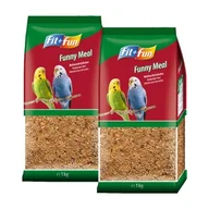 Karma dla ptaków - FIT+FUN Funny Meal Papużka falista 2x1 kg - miniaturka - grafika 1